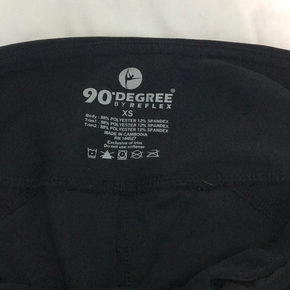 90 Degree by Reflex Black Leggings - Picture 2 of 4